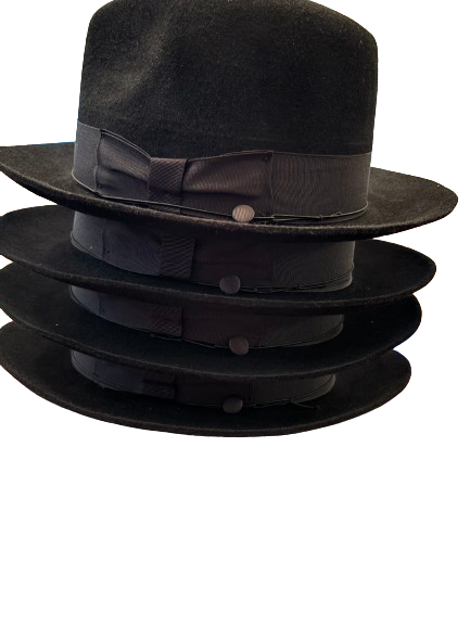 Black fedora 
Orthodox Jewish hats/Chabad fedora